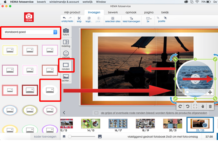 foto rond maken