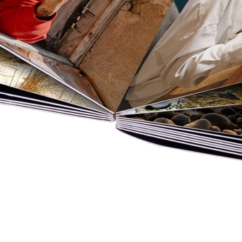 Voorbeeld van een HEMA fotoboek luxe met zachte kaft