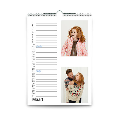 eigen agenda ontwerpen hema