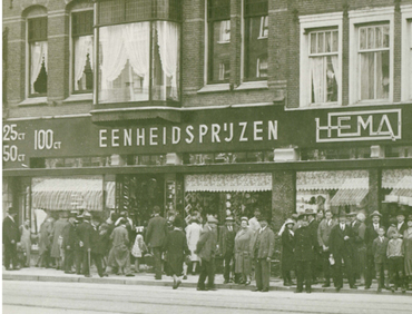 1926_amsterdam Kalverstraat_opening_gevel